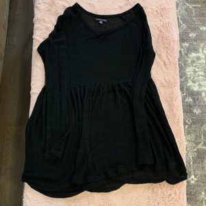 Black American Eagle Sweater Tunic